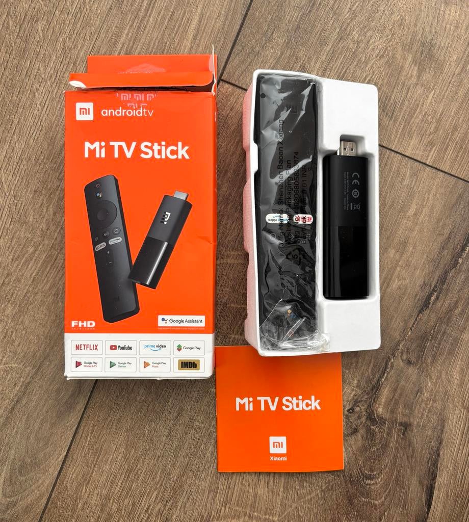 Xiaomi Mi TV Stick - Android TV - FHD (Netflix, YouTube), Audio, Tv en Foto, Mediaspelers, Ophalen of Verzenden, Zo goed als nieuw