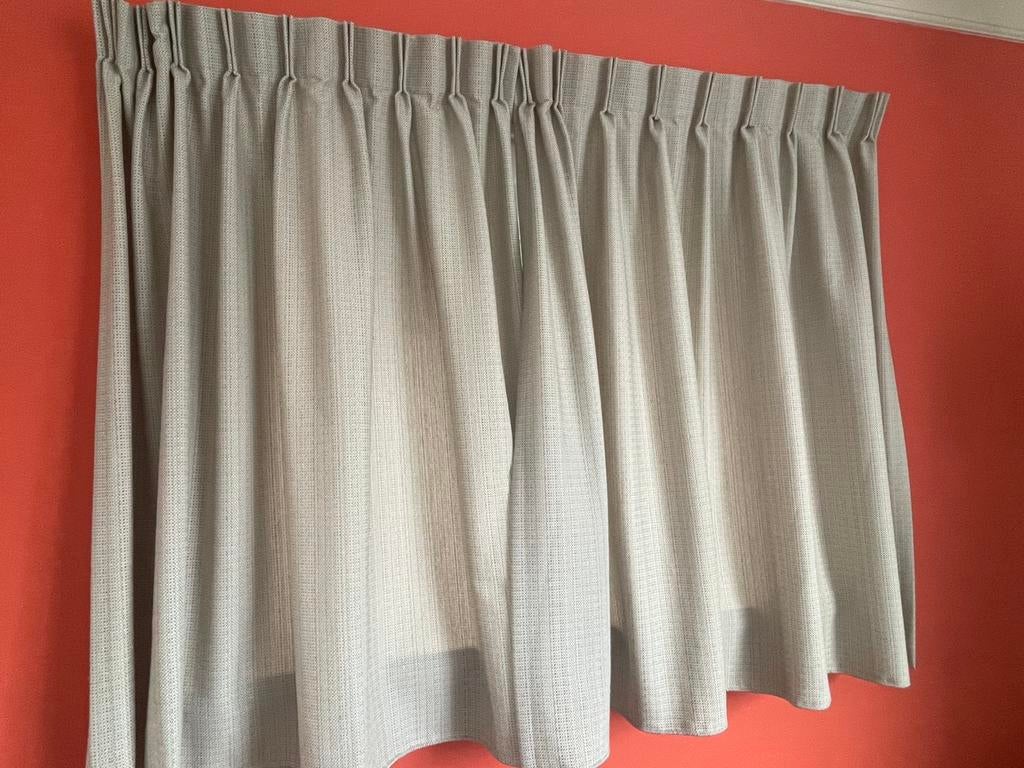 Gordijnen en vitrage, Crème, Ophalen of Verzenden, Minder dan 100 cm, Landelijk