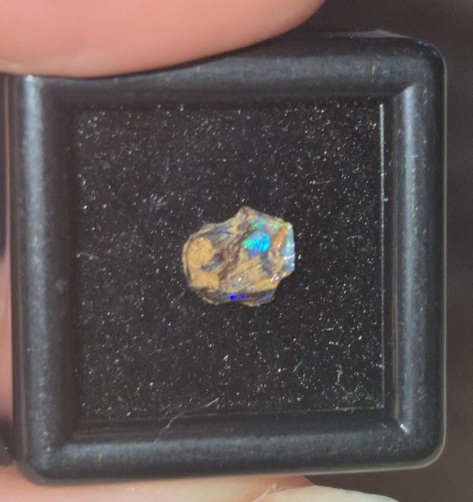 Australische opaal in doosje, Sieraden, Tassen en Uiterlijk, Edelstenen, Ophalen of Verzenden, Nieuw