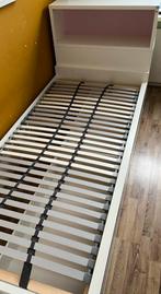 Wit eenpersoons (kinder)bed met schuiflades - Ikea Flaxa, Ophalen, Gebruikt, 180 cm of meer, 85 tot 100 cm