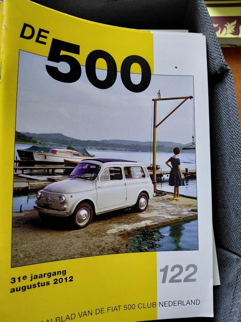 Fiat club Nederland clubboekjes, Ophalen of Verzenden, Zo goed als nieuw, Overige merken, Redactie De 500