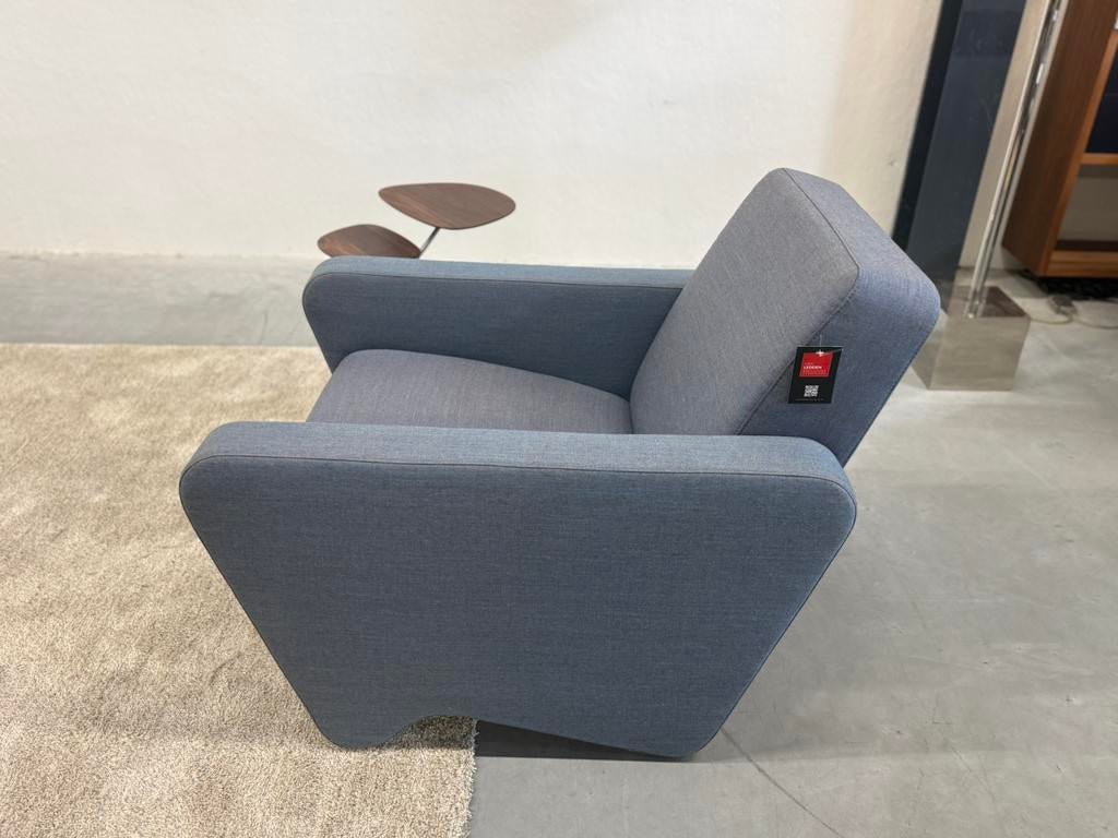 Nieuw Gelderland Spectrum New Amsterfam Fauteuil Blauw stof, Spectrum, Nieuw, 75 tot 100 cm, Ophalen of Verzenden