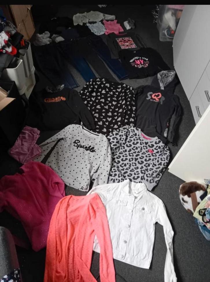 Meisjes kledingpakket voorjaar maat 134/140, Kinderen en Baby's, Kinderkleding | Kinder-kledingpakketten, Zo goed als nieuw, Maat 134