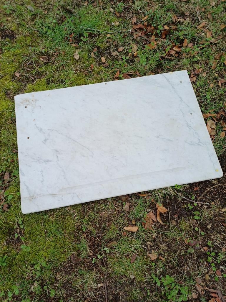 Marmeren blad met lekgootje, Ophalen of Verzenden