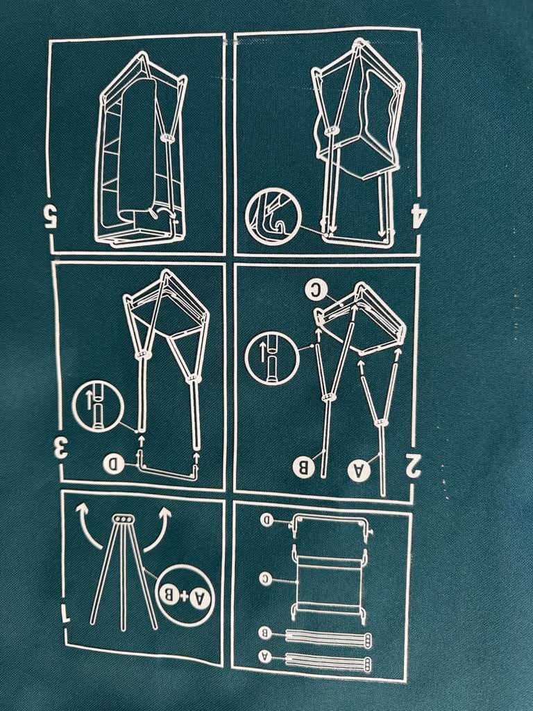 Opblaasbare kast Decathlon Quechua, Caravans en Kamperen, Ophalen, Zo goed als nieuw