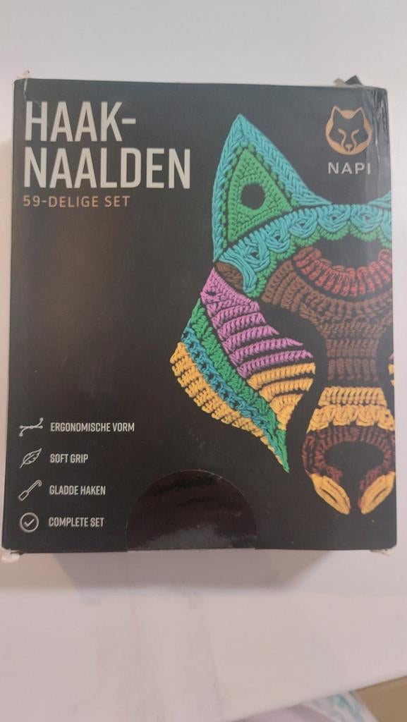 59-delige Haaknaalden Set - Nieuw in Verpakking, Hobby en Vrije tijd, Breien en Haken, Ophalen of Verzenden