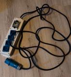 Camping Verdeelblok met aardlek en CEE stekker, Ophalen of Verzenden, Zo goed als nieuw