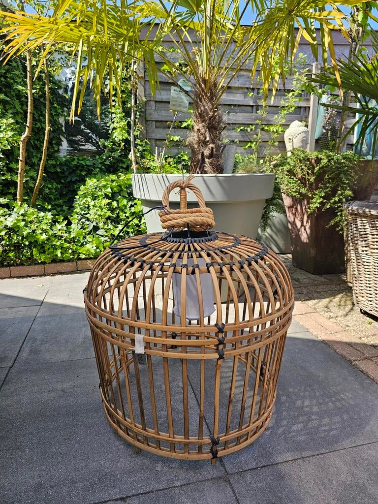 RIVIERA MAISON; SAN CARLOS BAMBOE HANGLAMP, Huis en Inrichting, Ophalen, Zo goed als nieuw, Minder dan 50 cm