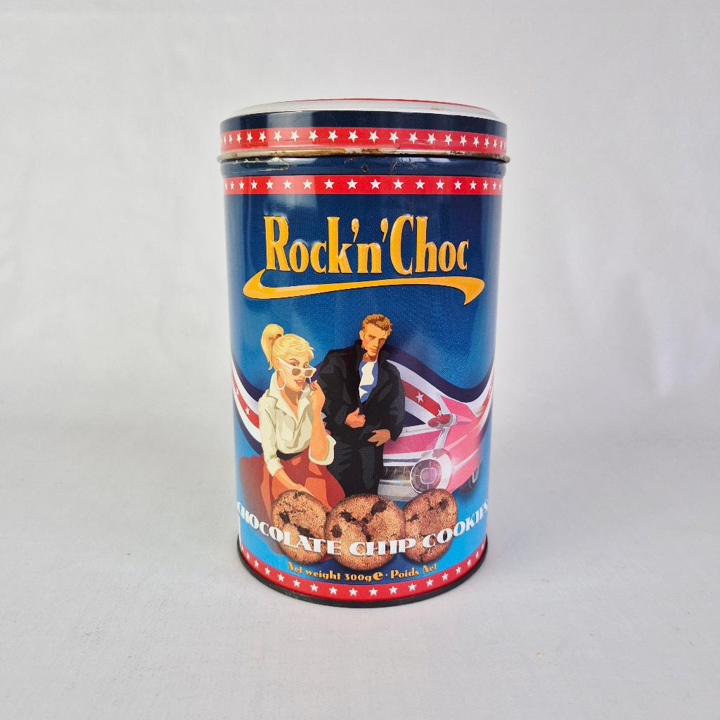 Vintage blik 'Rock 'n 'Choc', Verzenden, Gebruikt, Overige