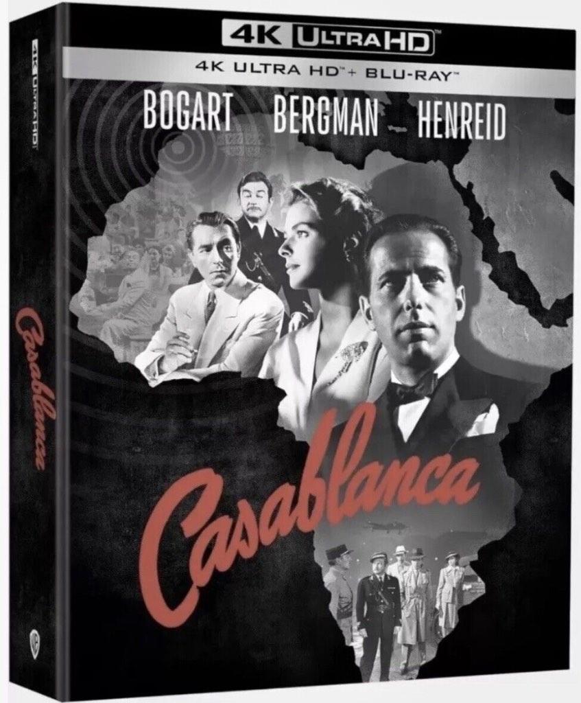 Casablanca 4k UHD (Collector's Edition - zeldzaam) SEALED!, Cd's en Dvd's, Blu-ray, Zo goed als nieuw, Actie, Ophalen of Verzenden