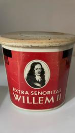Vintage Willem II Extra Senoritas Sigaren Blik, Ophalen of Verzenden, Gebruikt, Overige, Overige merken