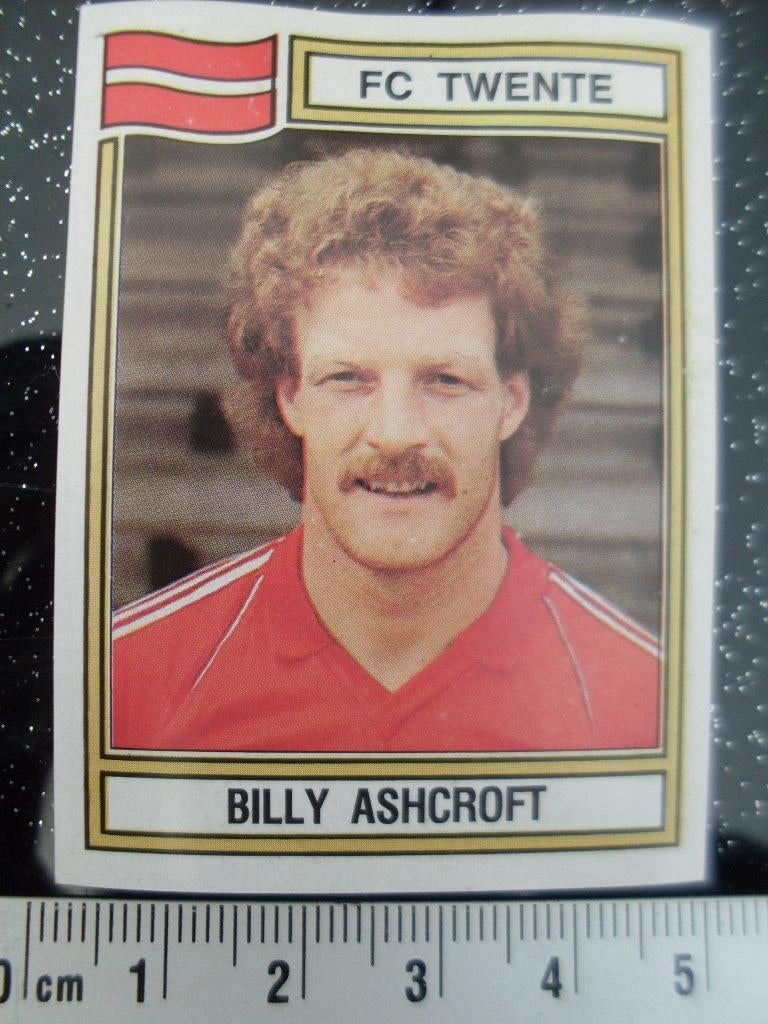 panini sticker voetbal 83 fc twente Billy Ashcroft nr 289, Verzenden, Zo goed als nieuw, F.C. Twente, Poster, Plaatje of Sticker