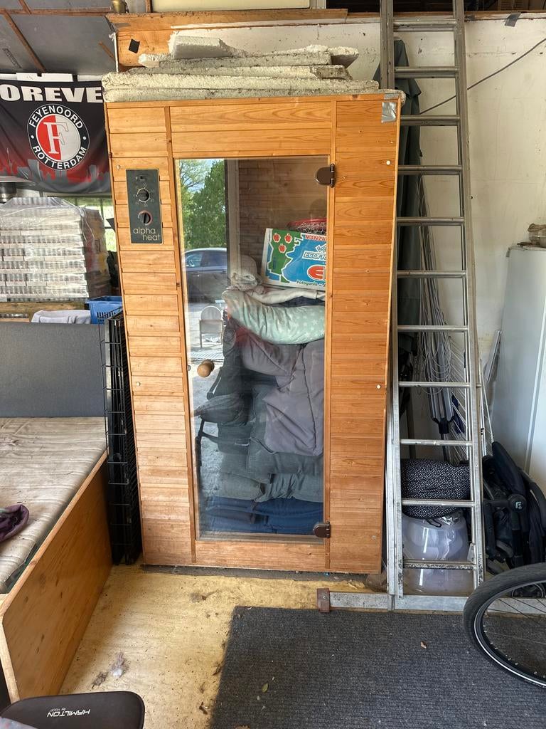 Alpha Heat Infrarood Sauna, Ophalen of Verzenden, Gebruikt, Infrarood, Complete sauna