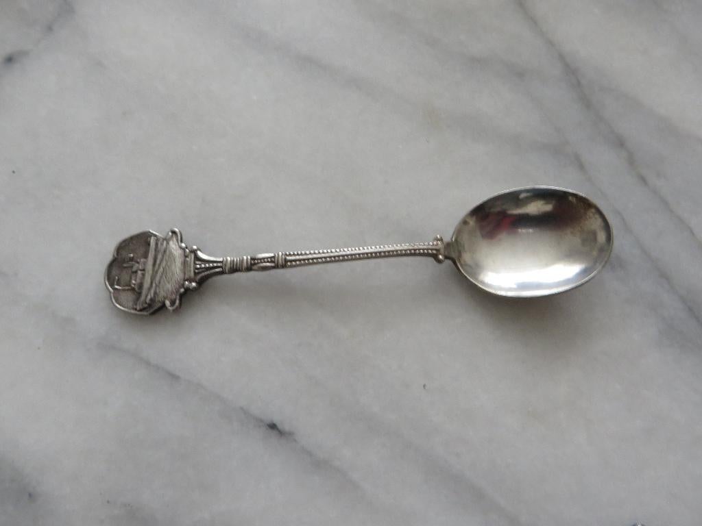 Veerboot Wemeldinge oud souvenir theelepel, Zeeland, Ophalen of Verzenden