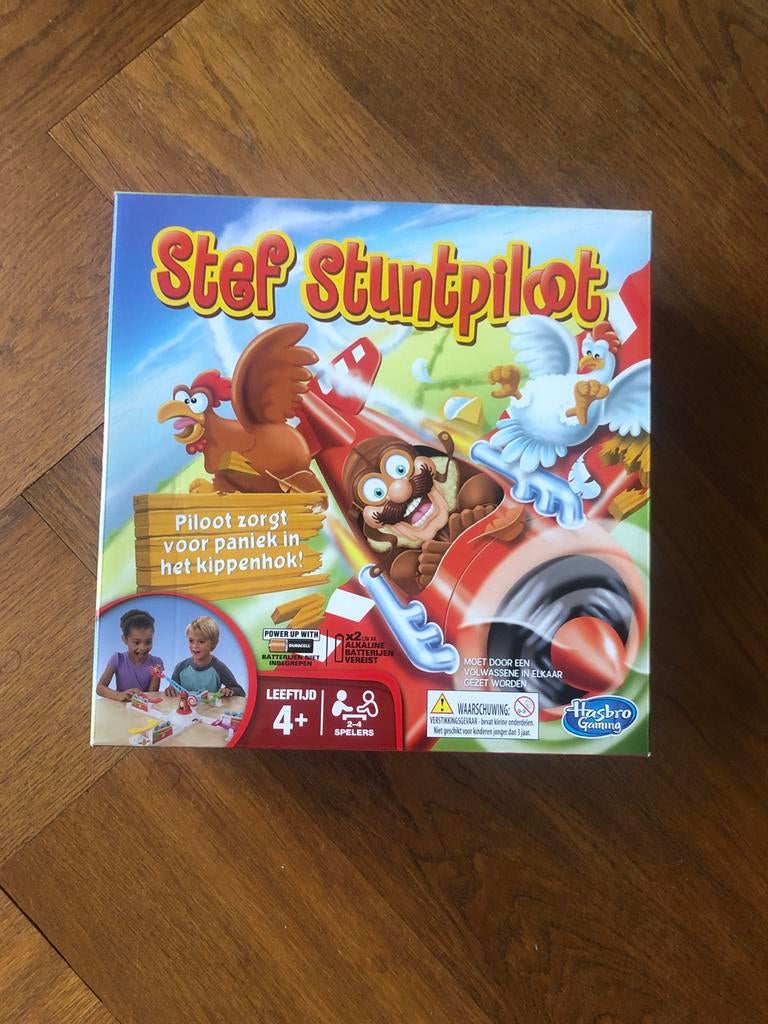 Stef Stuntpiloot spel zgan!, Drie of vier spelers, Ophalen of Verzenden, Zo goed als nieuw