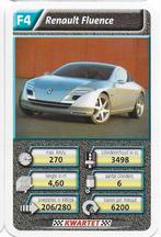 Kw4295 autokaartje f4 renault fluence, Ophalen of Verzenden, Zo goed als nieuw, Auto's