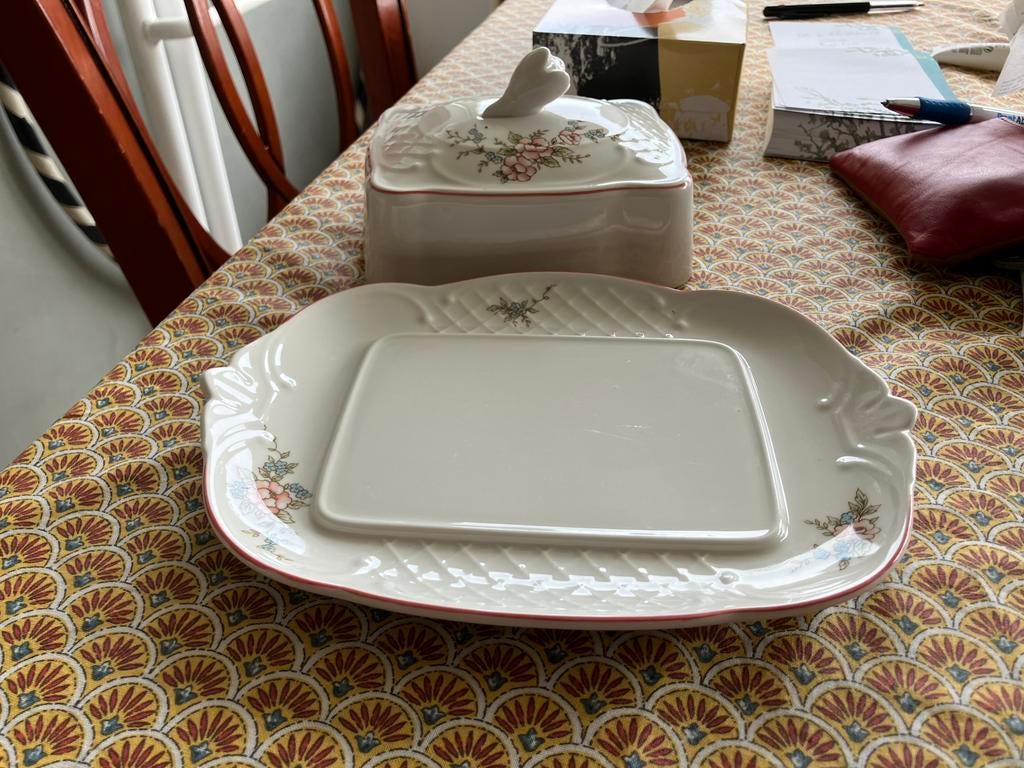 Villeroy & Boch botervloot te koop, Gebruikt, Overige typen, Ophalen of Verzenden, Overige stijlen