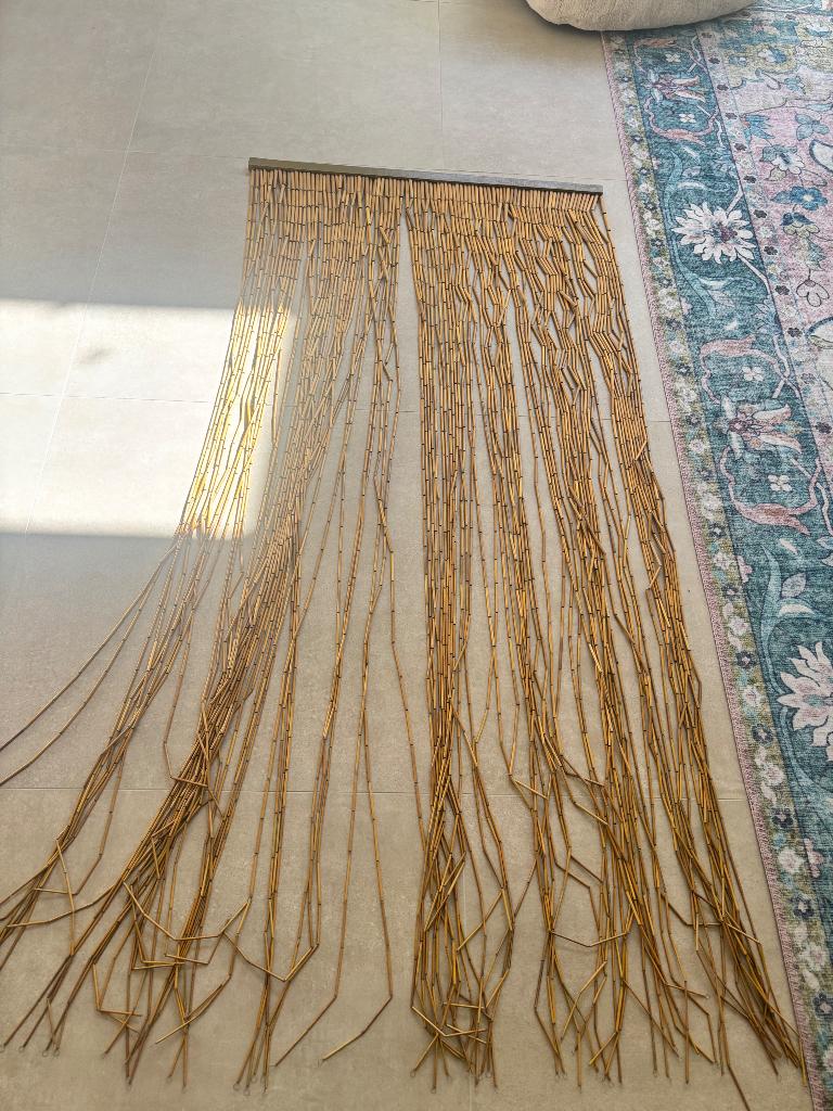 Bamboe vliegengordijn nieuw 90x200, Doe-het-zelf en Verbouw, Deuren en Horren, Ophalen, 80 tot 100 cm, Overige typen, Nieuw