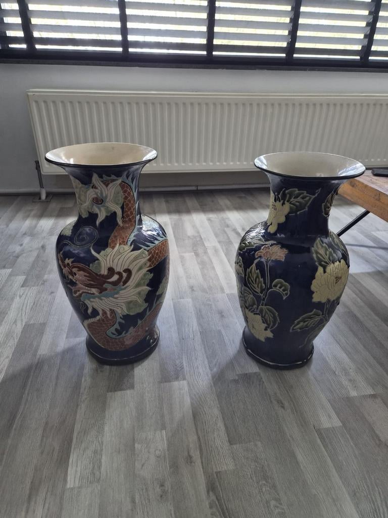 Vintage Chinese porseleinen vazen, Antiek en Kunst, Verzenden