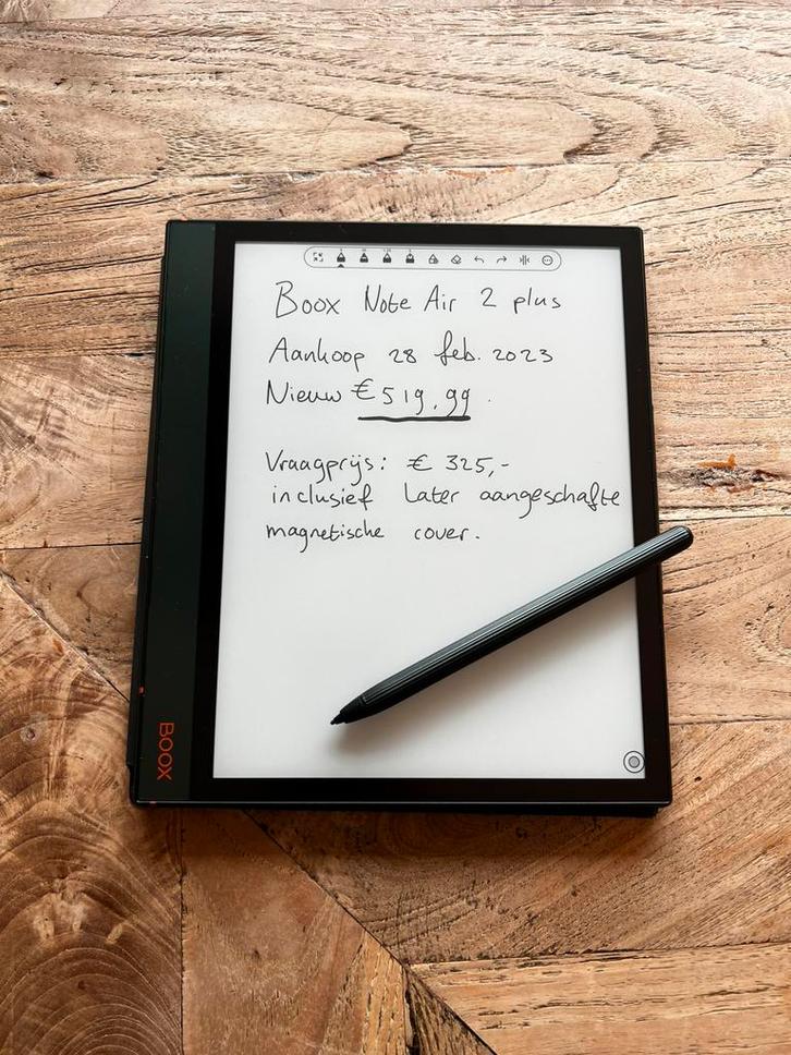 Onyx Boox Note Air 2 plus, Computers en Software, E-readers, Zo goed als nieuw, Ophalen of Verzenden