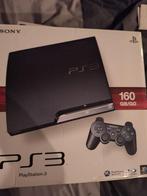 Sony PlayStation 3 (160GB) met 9 games + Buzz controllers, Ophalen of Verzenden, Gebruikt, Met 1 controller, Slim