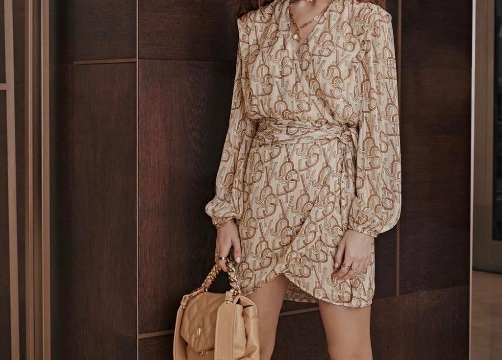 Josh V Jurk - XS - Zo Goed Als Nieuw, Beige, Ophalen of Verzenden, Zo goed als nieuw, Maat 34 (XS) of kleiner