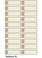 SEEBURG JUKEBOXEN, logo titelkaartjes voor 45 RPM boxen, Ophalen of Verzenden, Nieuw, 1950 tot 1960, Seeburg