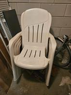 4x Kunststof Tuinstoel Stapelstoel, Ophalen of Verzenden, Gebruikt, Kunststof, Stapelbaar