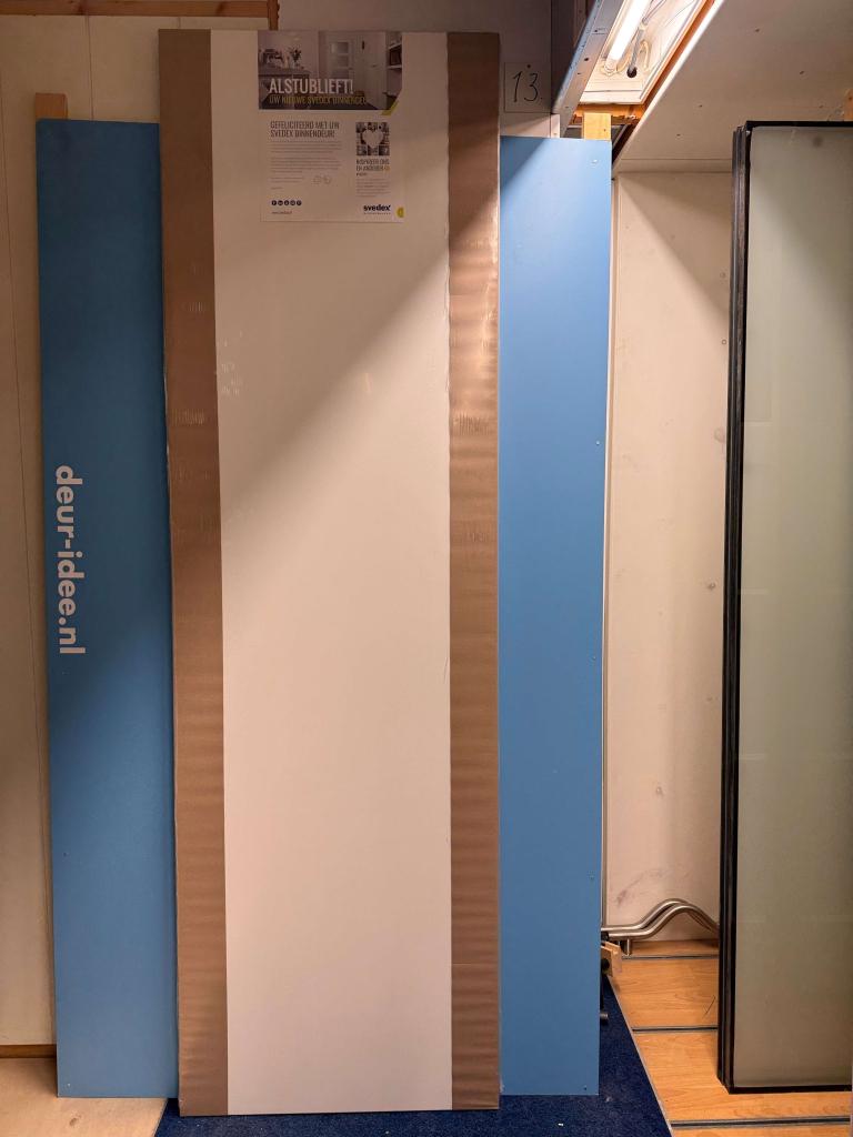 Nieuwe Svedex deur, Doe-het-zelf en Verbouw, Deuren en Horren, Minder dan 80 cm, 215 cm of meer, Binnendeur, Niet ingevuld