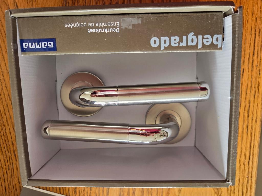 Deurkruksets, Ophalen of Verzenden, Nieuw, Rvs, Klink of Kruk