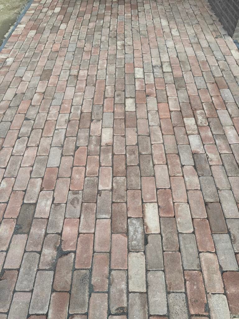 Gebakken klinkers 6 M2 getrommeld, Tuin en Terras, Ophalen of Verzenden, Nieuw, Keramiek, Klinkers