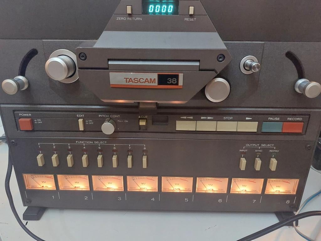 Tascam 38 8 sporen bandrecorder, Ophalen of Verzenden, Bandrecorder