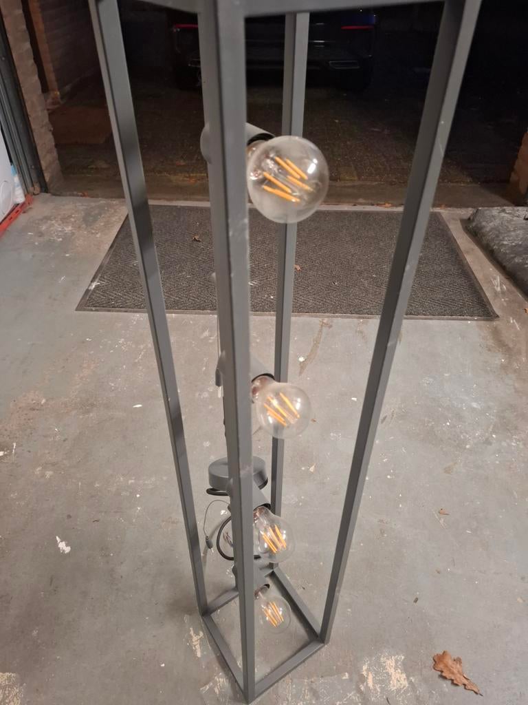 Moderne hanglamp, Ophalen, Modern, Industrieel, 100 tot 150 cm, Zo goed als nieuw