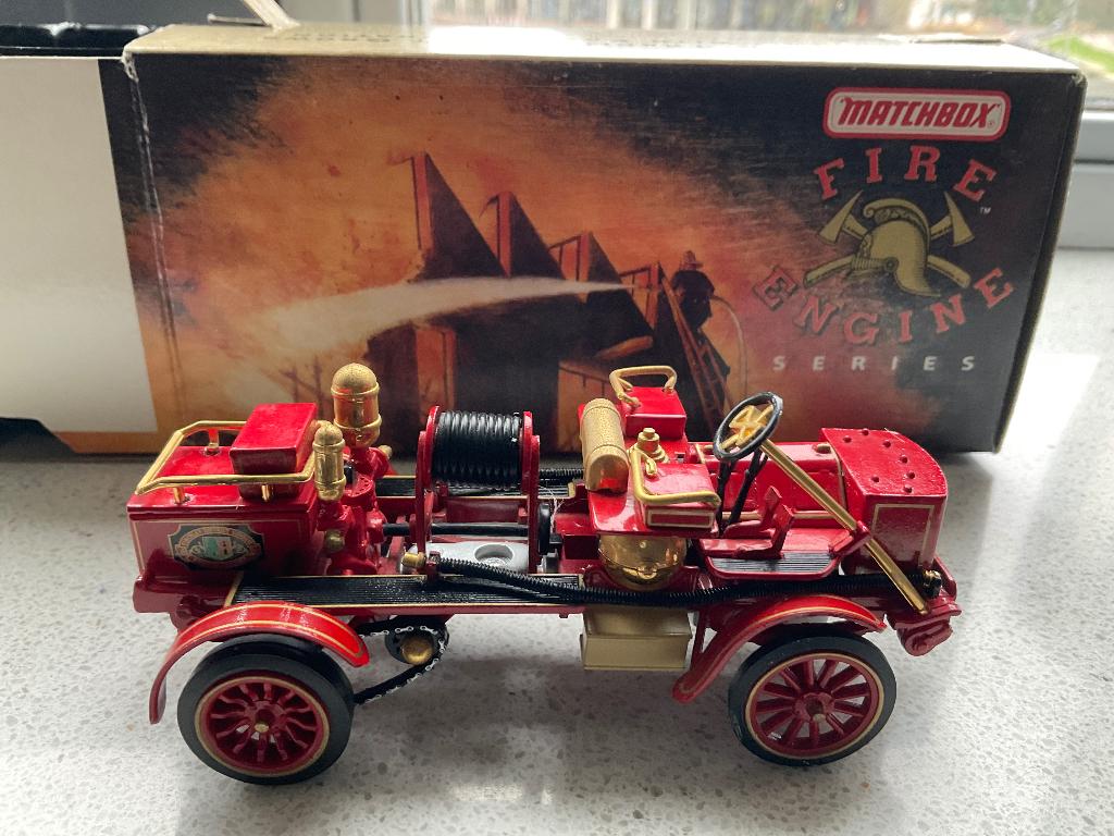 Matchbox Collectibles Yesteryear Merryweather Fire Engine mb, Ophalen of Verzenden, Zo goed als nieuw, Auto, Matchbox