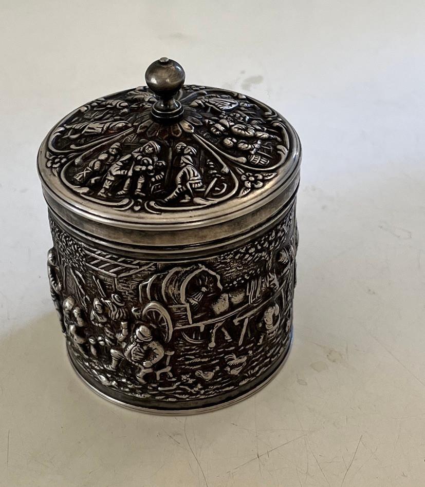 Verzilverd theebusje, Ophalen of Verzenden