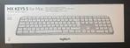 Logitech MX Keys S for Mac bluetooth toetsenbord, Ergonomisch, Ophalen of Verzenden, Zo goed als nieuw, Draadloos