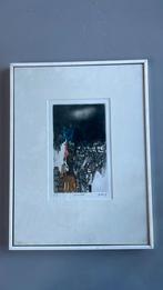 Zeefdruk in lijst, Antiek en Kunst, Ophalen