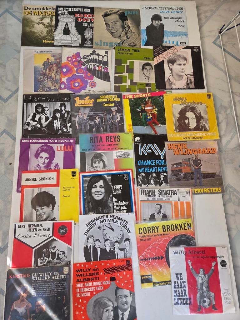 Vinyl singles / Nederlandstalig of Nederlandse zangers, Ophalen of Verzenden, Gebruikt, Overige formaten, Levenslied of Smartlap