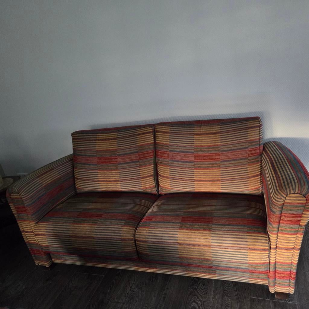 Gratis 2zits bankstel, Ophalen of Verzenden, Gebruikt, 75 tot 100 cm