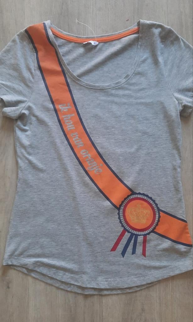 Konings dag shirt dames, Ophalen of Verzenden, Zo goed als nieuw, Korte mouw