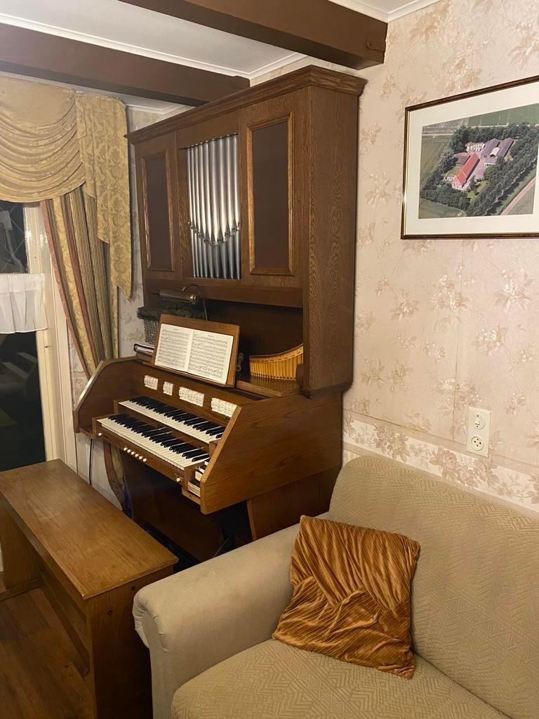 Orgel Domus 827 met pijpenfront, Ophalen, Gebruikt, 2 klavieren, Orgel