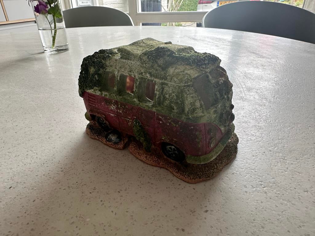 Aquarium decoratie Volkswagen busje, Ophalen of Verzenden, Gebruikt, Decoratie, Overige merken