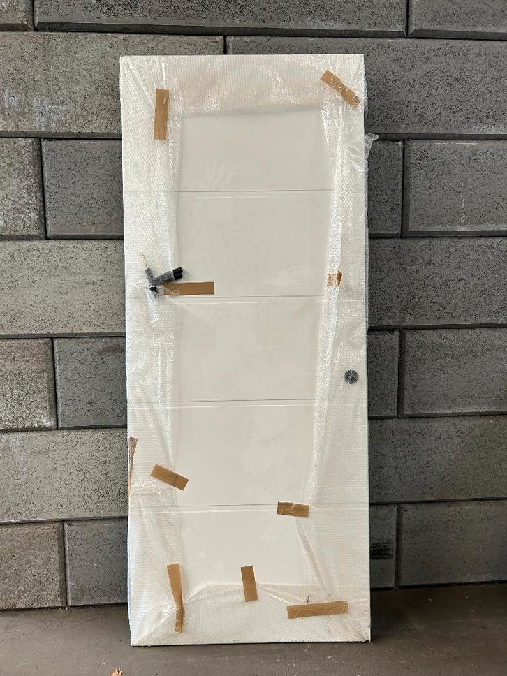 Deur (links), Doe-het-zelf en Verbouw, Deuren en Horren, Nieuw, Binnendeur, 200 tot 215 cm, 120 cm of meer, Kunststof, Ophalen