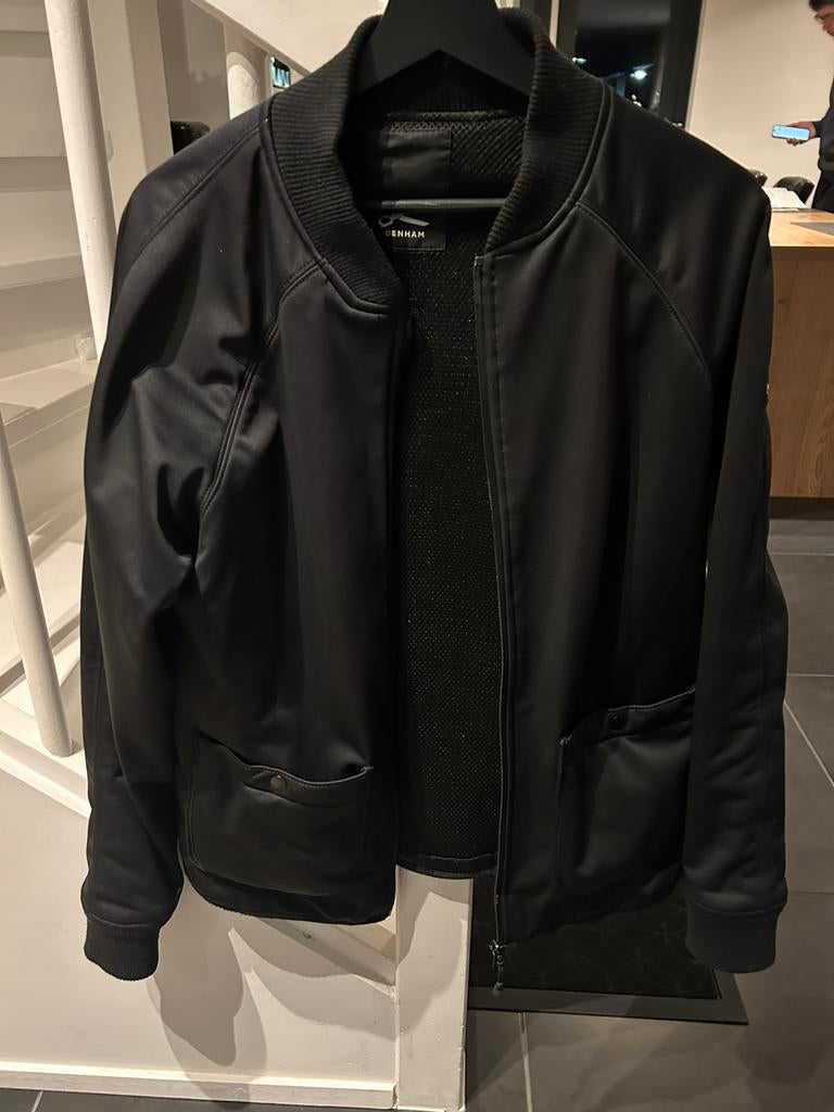 Denham zwarte jas maat M, Ophalen of Verzenden, Gedragen, Maat 48/50 (M), Zwart