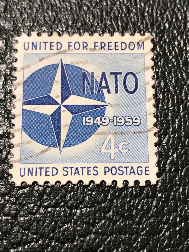 NATO Postzegel 1949-1959 - Verenigde Staten, Ophalen of Verzenden, Gestempeld, Noord-Amerika