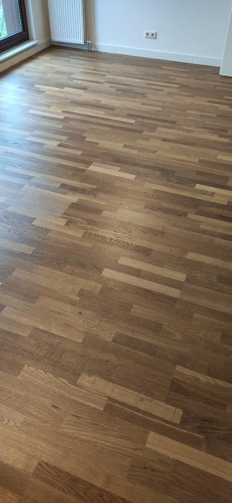 Quick Step Parket (type: gerookte eik Havana mat), Gebruikt, 10 m² of meer, 10 tot 30 cm, Hout