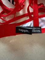 SAPPH BH Nieuwstaat 80A Rood Wit Zwart Print Verstelbaar, Ophalen of Verzenden, Rood, BH