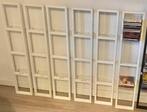6 WITTE IKEA LERBERG CD / DVD REKJES:, Ophalen, Gebruikt, Metaal, 25 tot 75 discs