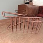 Vintage draadmand bruin🤩, Ophalen of Verzenden, Rechthoekig, Riet