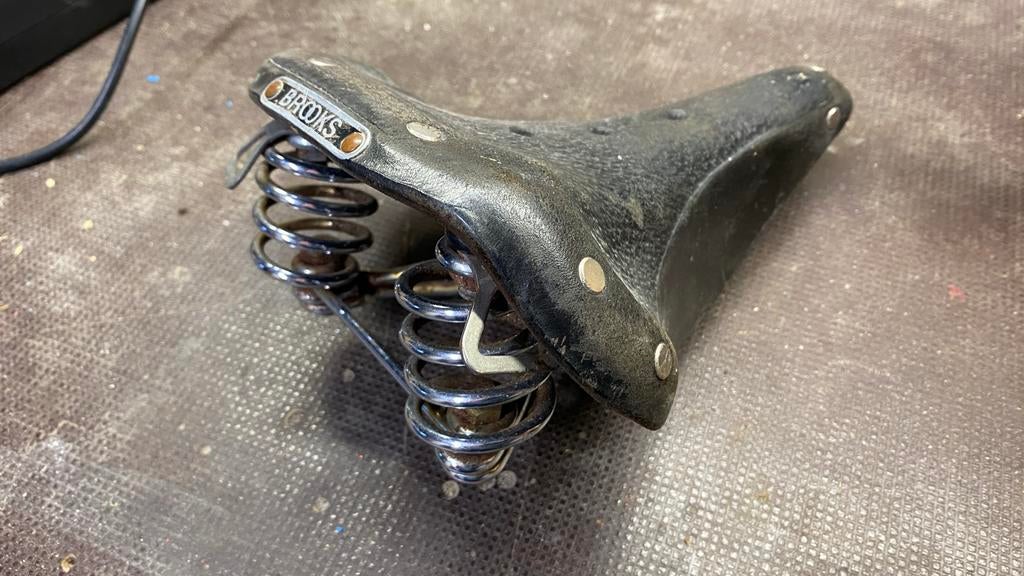 Brooks zadel, Fietsen en Brommers, Fietsonderdelen, Ophalen of Verzenden, Gebruikt, Zadel